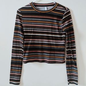 striped crop top